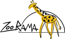 Logo Zoorama Giraffina e scritta